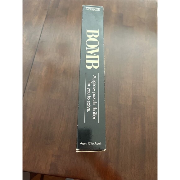 BOMB A Jigsaw Puzzle Thriller 1987 Read Story, Assemble Puzzle, Interpret Clues - Picture 11 of 16